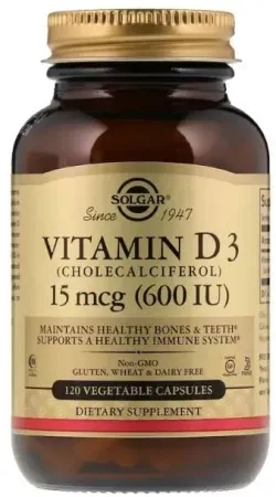 Витамин D3, Капсулы желатиновые, 120 шт