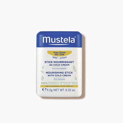 Mustela, стик с колд-кремом и пчелиным воском увлажняющий и питательный, Гель, 9 мл