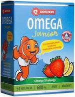 Bioteekin Omega Junior, Капсулы желатиновые, 54 шт (Клубника и лимон)