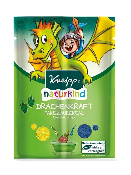 Kneipp® naturkind, цветная волшебная соль для ванн, Сила дракона, 40 г