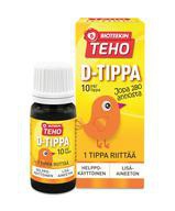 Bioteekin Teho D-tippa, витамин D, Капли, 8 мл