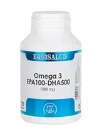 Equisalud DHA Alto Contenido, Омега 3 для сердца, EPA 100 - DHA 500, 120 шт, Капсулы