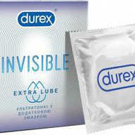 Презервативы Дюрекс Invisible Extra Lube, 3 шт
