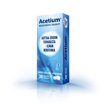 Acetium от курения, Таблетки, 30 шт