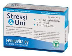 Fennovita Stressi & Uni, Стресс и сон, Капсулы желатиновые, 30 шт