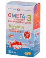 Омега-3 из дикого камчатского лосося для детей с 3 лет, Капсулы желатиновые, 84 шт (Апельсин)