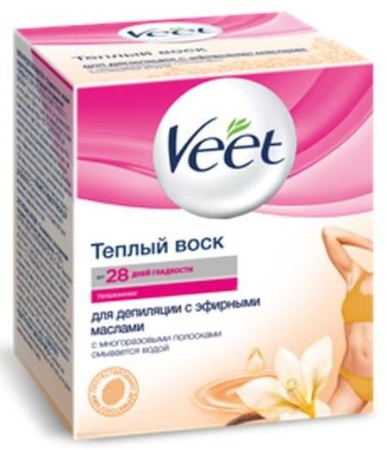 Veet, для депиляции с эфирными маслами, Воск, 250 мл