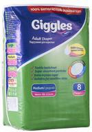 Подгузники для взрослых Giggles Std Adult Diaper, M, 8 шт