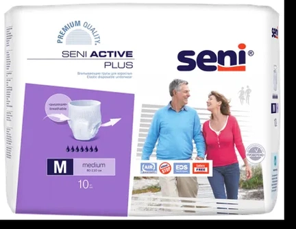 Seni Active Plus, трусы впитывающие, M, 10 шт