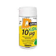 D-vita витамины детские, Таблетки жевательные, 200 шт (Груша)