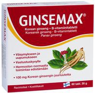 Ginsemax, Женьшень + витамин B, Таблетки, 60 шт