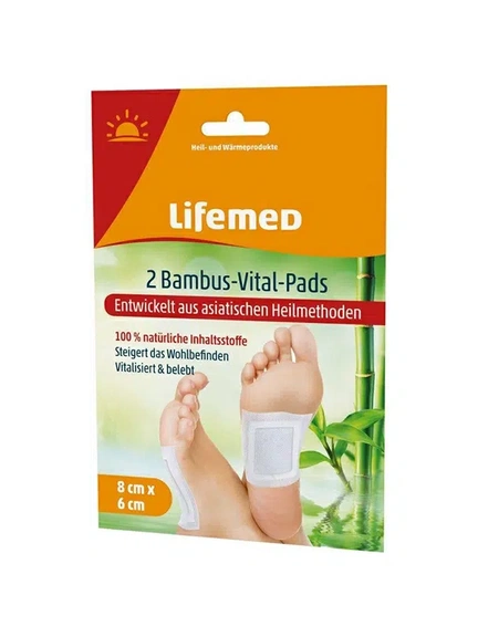 Lifemed, бамбуковые подкладки для стоп, 1 шт, Пластырь