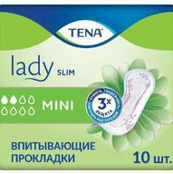 Тена Lady Слим Мини, прокладки урологические, 10 шт