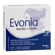 Evonia, Кератин + Биотин, Капсулы желатиновые, 60 шт