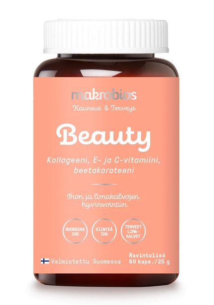 Makrobios Beauty, Капсулы желатиновые, 60 шт