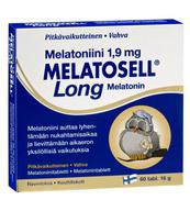 Melatosell Long, мелатонин, Таблетки, 60 шт