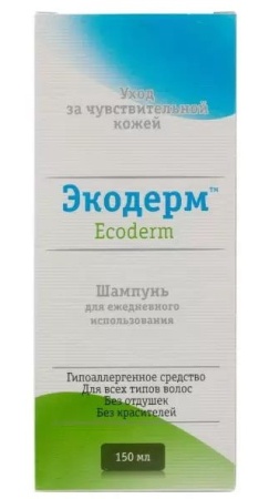 Экодерм, для ежедневного использования, Шампунь, 150 мл