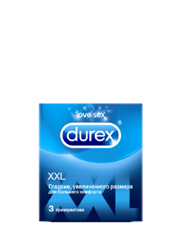 Купить презервативы Дюрекс XXL 3 шт