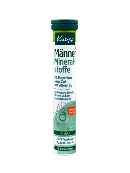 Kneipp®, минералы для мужчин, шипучие таблетки, 15 шт