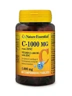 Nature Essential, витамин C 1000 мг + Цинк, 60 шт