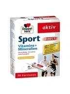 Doppelherz Aktiv, спорт, витамины + минералы, Гранулы прямого действия, 20 шт