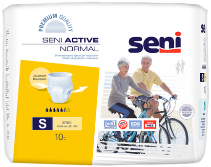 Seni Active Normal, трусы впитывающие, 10 шт