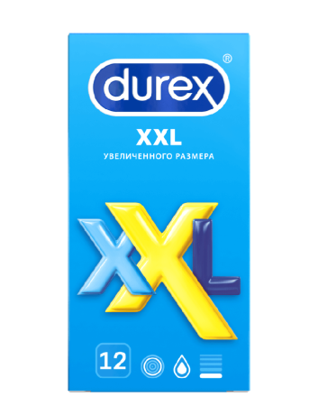 Купить презервативы Дюрекс XXL 12 штук