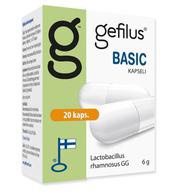 Gefilus Basic, лактобактерии, Капсулы желатиновые, 20 шт