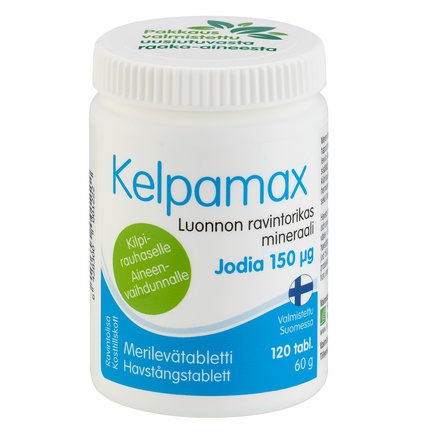 Kelpamax, Йод из морских водорослей, Таблетки, 120 шт