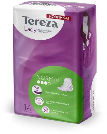 TerezaLady Normal, прокладки урологические, 14 шт