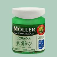 Möller, Омега-3 и витамины A-D, Капсулы желатиновые, 120 шт